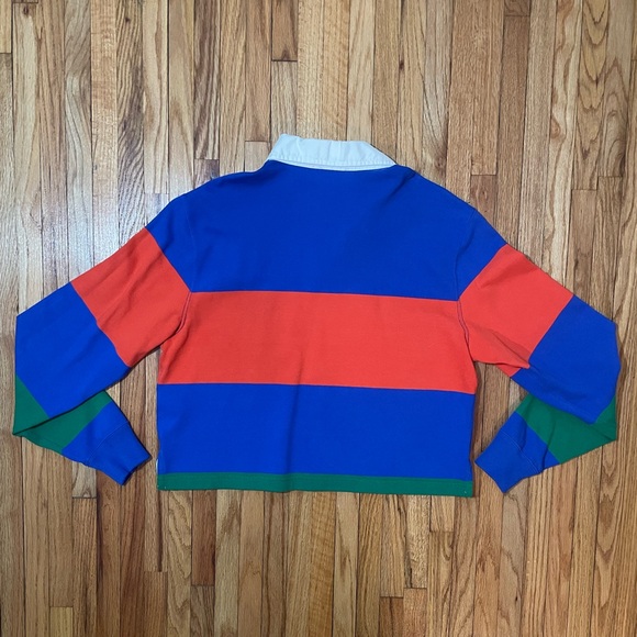 POLO RALPH LAUREN - Cropped Rugby Shirt - Picture 8 of 11